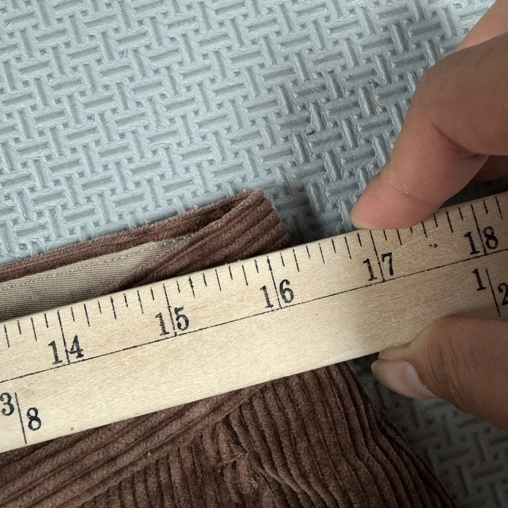 Vintage POLO RALPH LAUREN Men 32x30(25) Brown Straight Corduroy Pants Old Money
